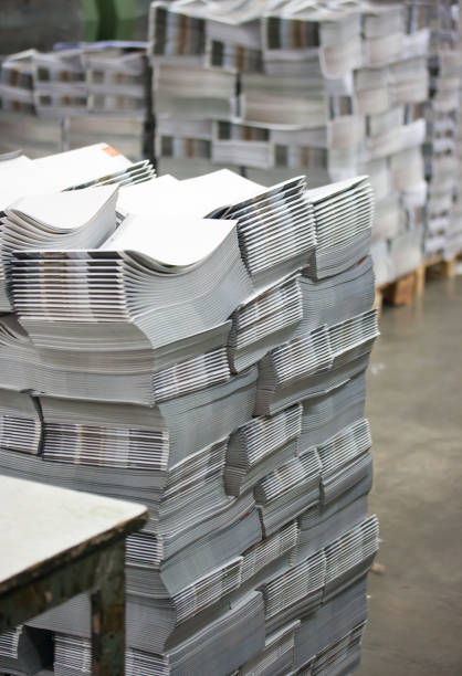 istock Stack Of Papers At Factory 1144744115