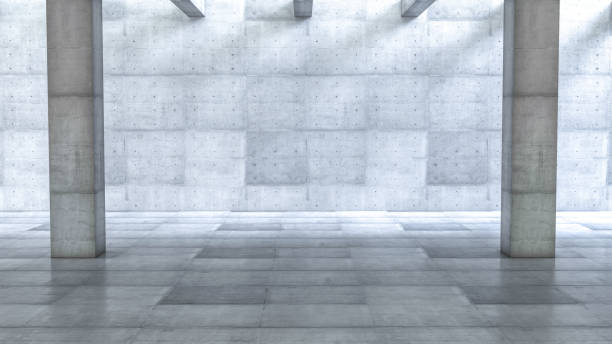 istock Parking lot modern concrete background stage 1144744440
