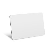 istock Realistic Detailed 3d Blank Plastic Credit Card Empty Template. Vector 1144755985