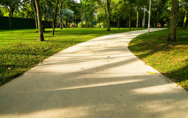 istock Gavel path or walkway in a green park 1144758980