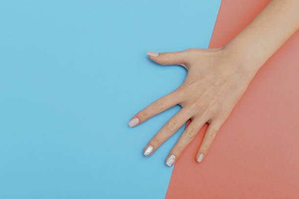 istock Natural nails, gel polish. Perfect clean manicure 1144771723