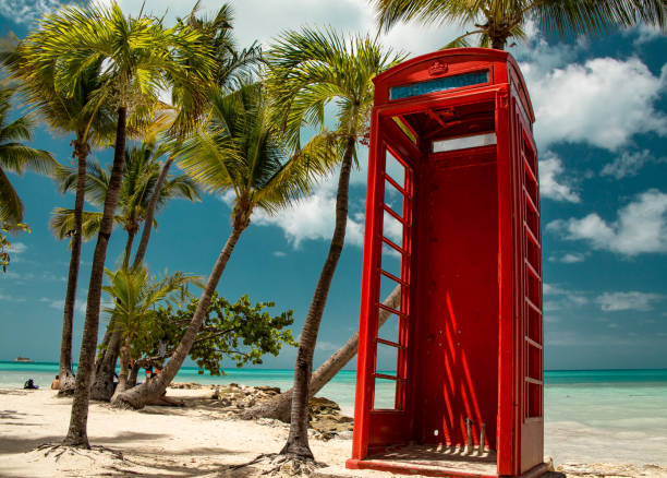 istock British Telephone Antigua 1144773122