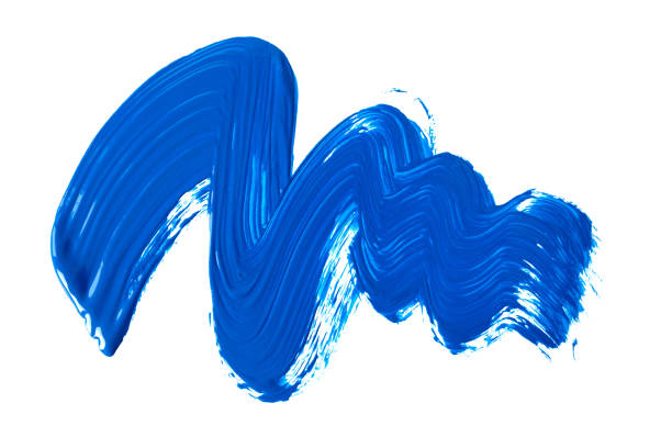 istock Blue stroke of the paint brush 1144774791