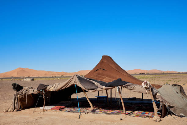 istock typical Berber tent in the desert 1144775678