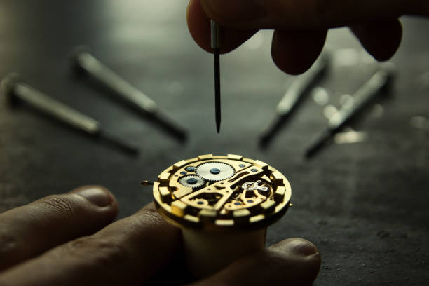 istock Mechanical watch repair 1144775822
