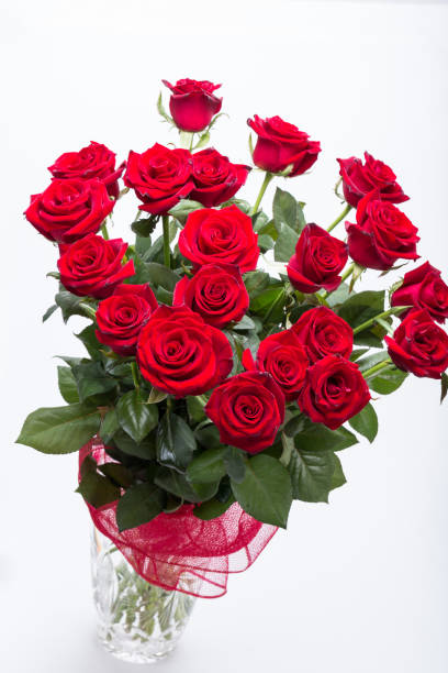 istock bouquet of blossoming dark red roses 1144778636