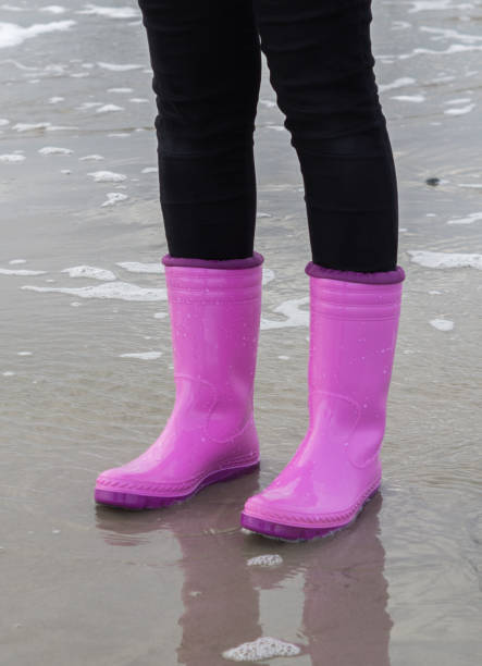istock Wadden Sea Pink Rubber Boots 1144779924