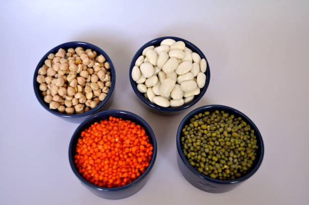 istock bean products - chick peas, beans, mung, lentils 1144781207