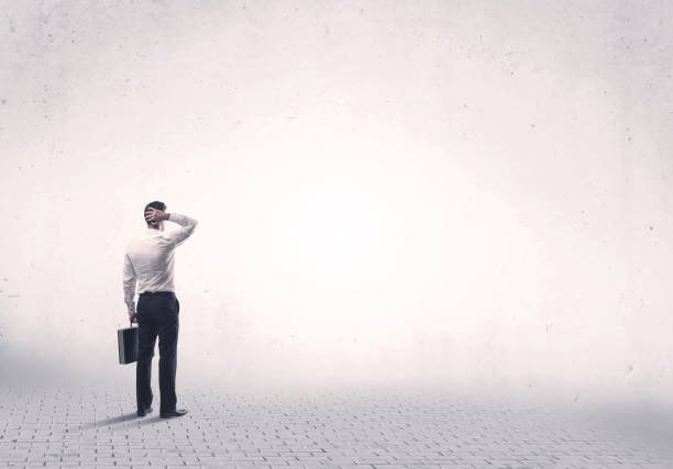 istock Elegant person standing with his back 1144784848