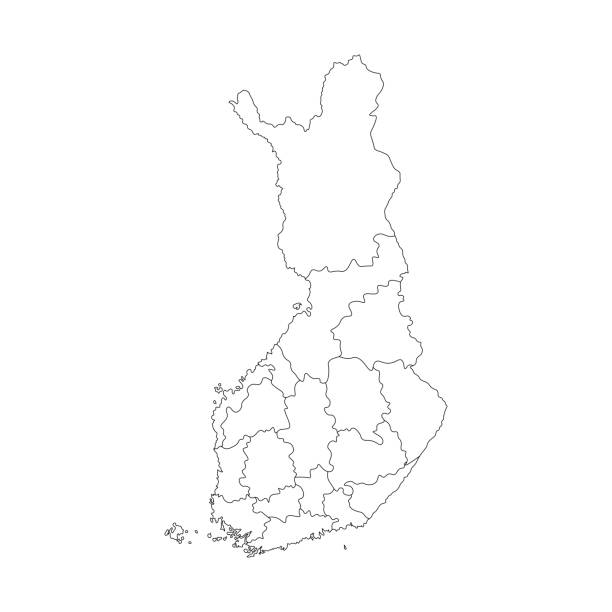 南カルヤラ県のストックイラスト素材