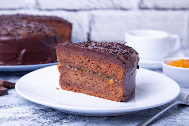 istock Cake Saher. Traditional Austrian chocolate dessert. 1144787676