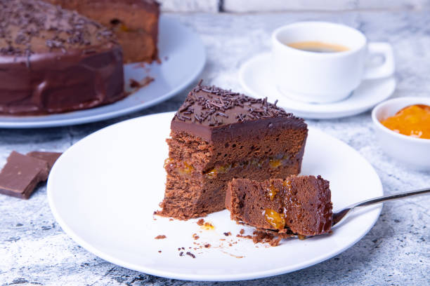 istock Cake Saher. Traditional Austrian chocolate dessert. 1144787690