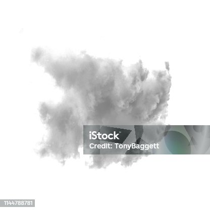 istock Cloud isolated on a white background 1144788781