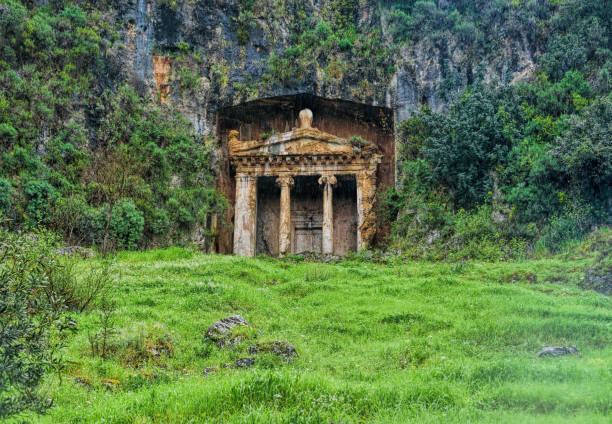 istock A king tomb carved into rocks 1144789225