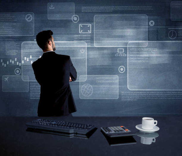 istock Businessman presenting strategy at meeting 1144790946