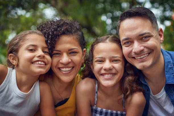 istock What a cute smile-filled family 1144793323