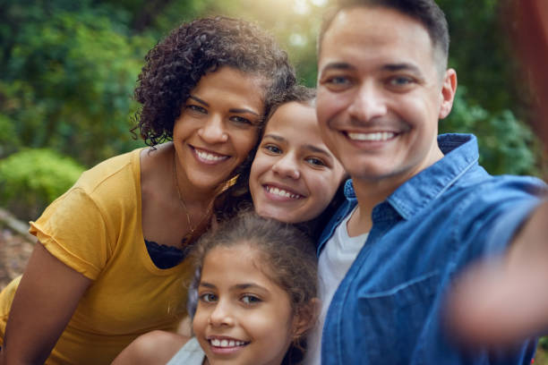 istock Nothing sweeter than a family selfie 1144793379