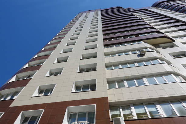 istock High-rise residential building. Russia. sunny day 1144794621