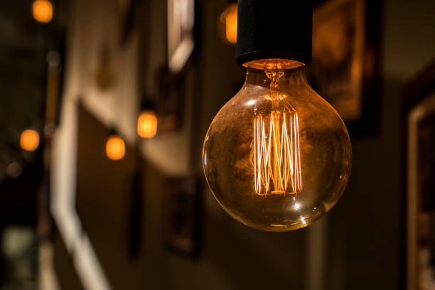 istock Beautiful Vintage Lighting decor for building interiors 1144801645
