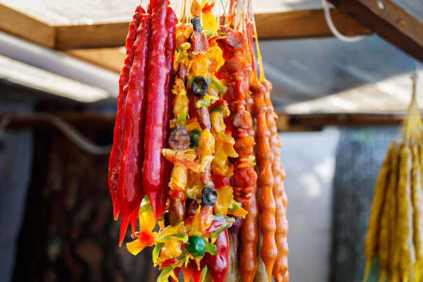 istock churchkhela on the market 1144803881
