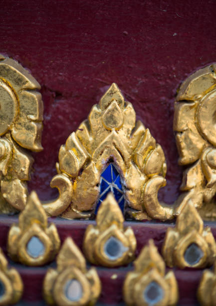 Detail of golden temple ceiling