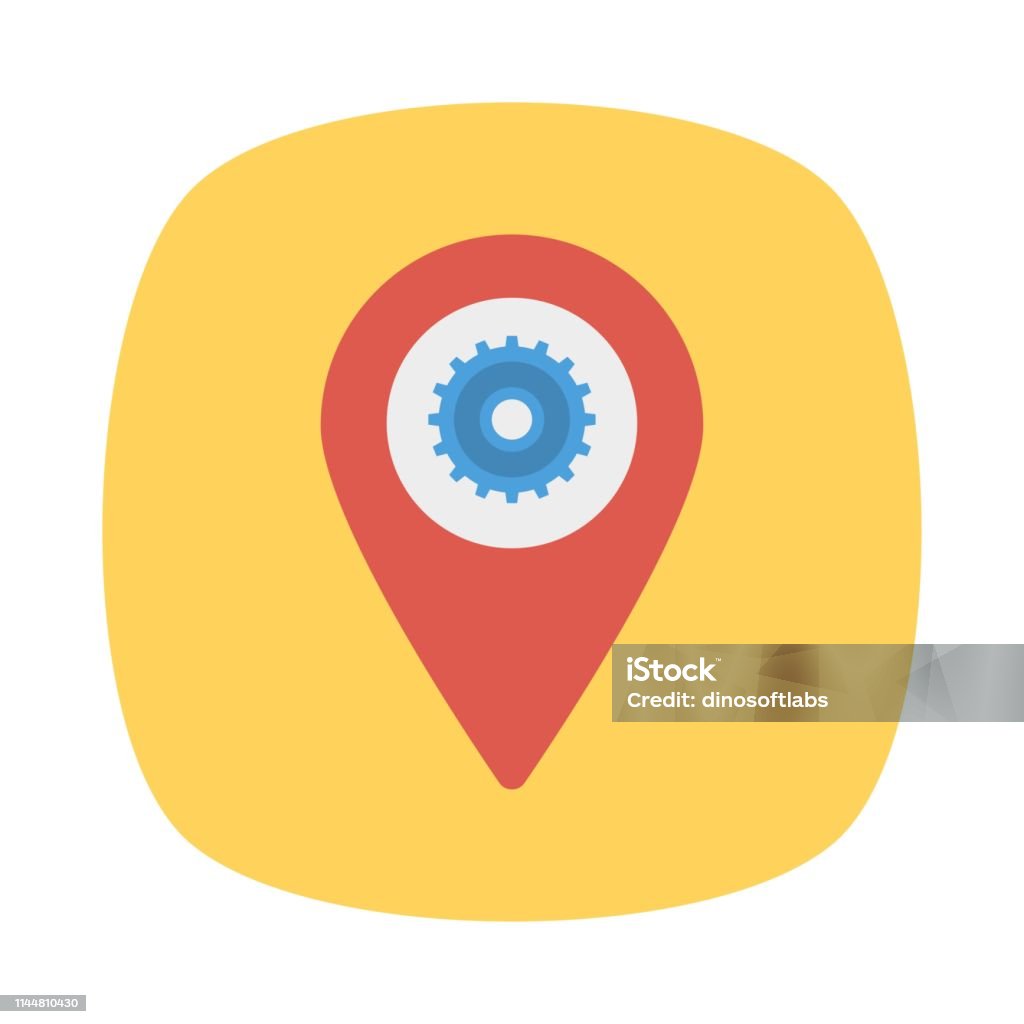Pin Map Lo Pin Map Location Stock Illustration - Download Image Now - Abstract ...