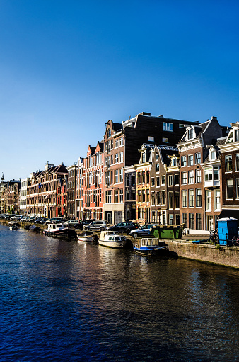 Amsterdam Canal And Buildings Exterior