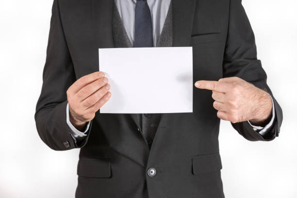 istock Business Man holding Infographics 1144815200