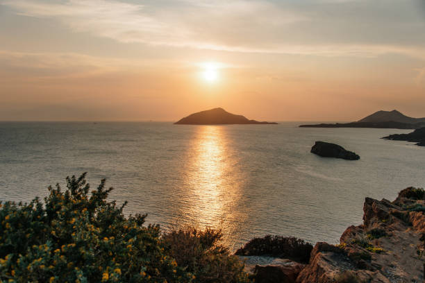 istock Sunset over Cape sounio, near Athens, Greece 1144816845
