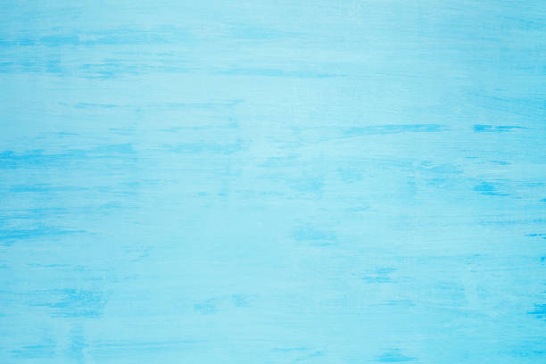 istock Old wooden board painted with blue paint, background, texture 1144817376