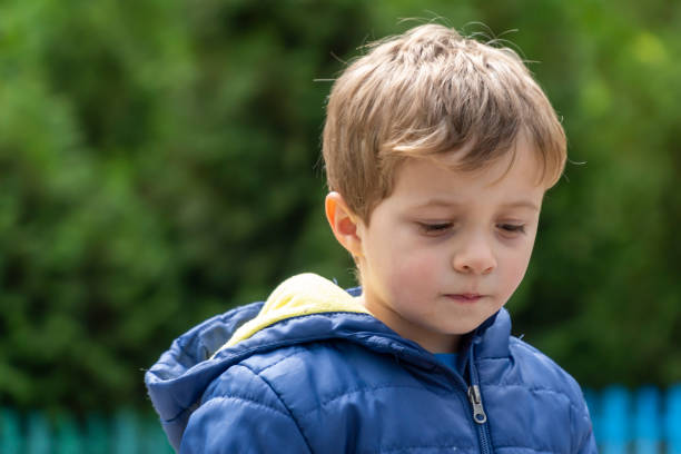 istock Small child portrait looking at the camera 1144819017
