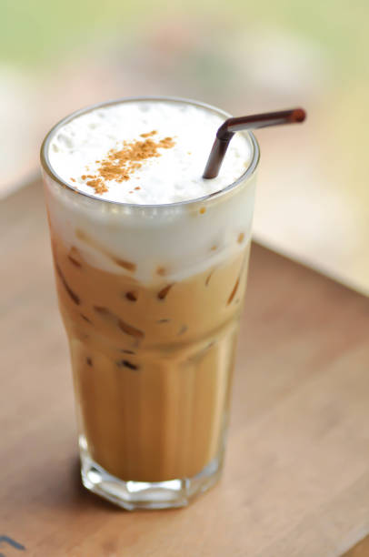 istock iced coffee or iced cappuccino 1144821289