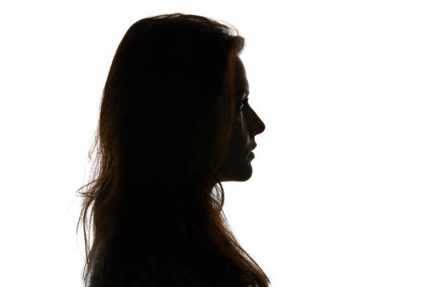 istock Side view of woman looking away isolated on white 1144824612