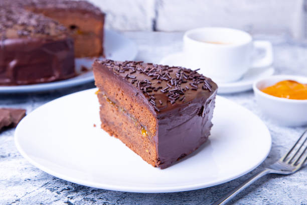 istock Cake Saher. Traditional Austrian chocolate dessert. 1144829083