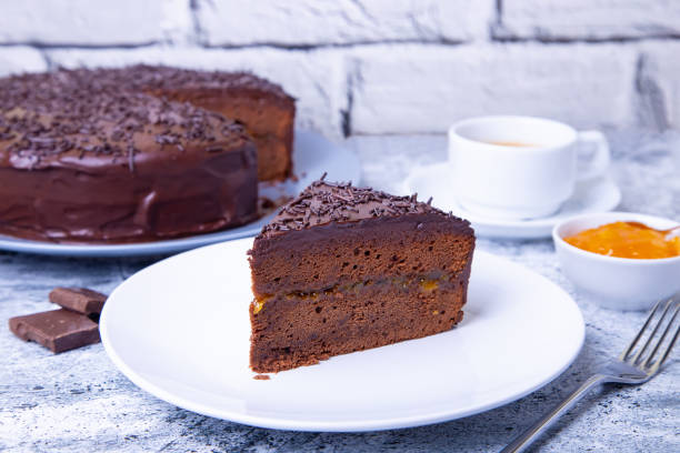 istock Cake Saher. Traditional Austrian chocolate dessert. 1144829094