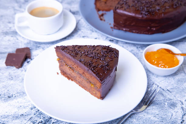 istock Cake Saher. Traditional Austrian chocolate dessert. 1144829149