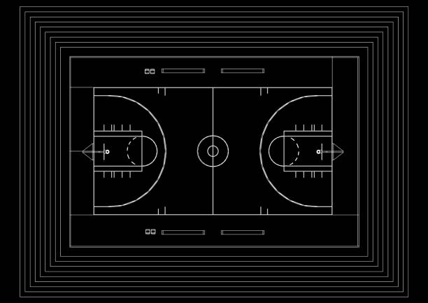 istock Basketball court 1144835522
