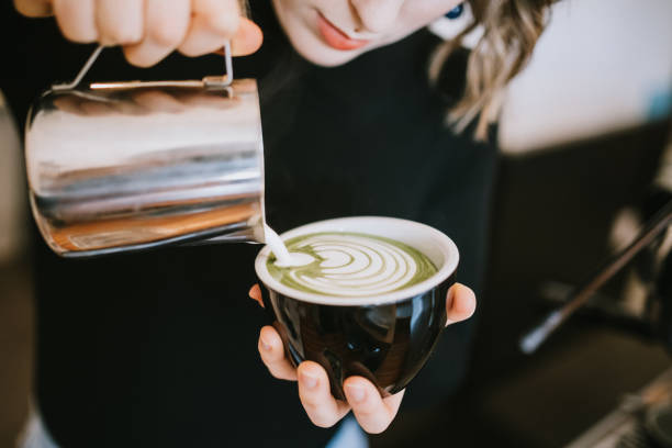 istock Barista Working At Coffee Shop Espresso Machine 1144837208