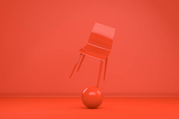 istock Balance with Chair, Minimal Concept 1144837289