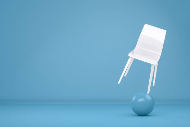 istock Balance with Chair, Minimal Concept 1144837570