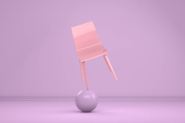 istock Balance with Chair, Minimal Concept 1144838144