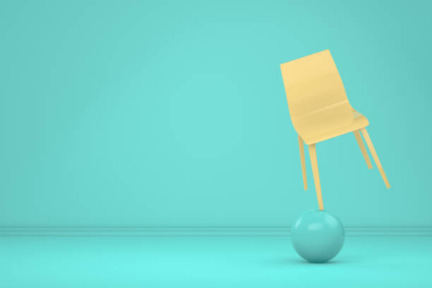 istock Balance with Chair, Minimal Concept 1144838317