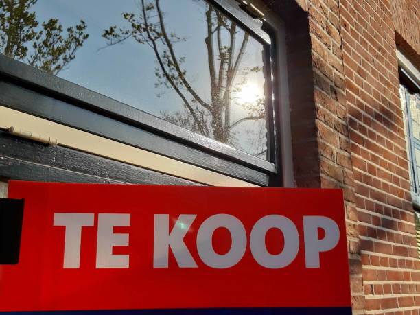 istock Dutch Home For Sale Sign 1144840582