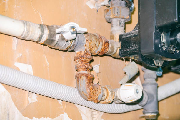 가정 난방 시스템에서 공급 펌프의 연결 - faucet water pipe pipe brass 뉴스 사진 이미지