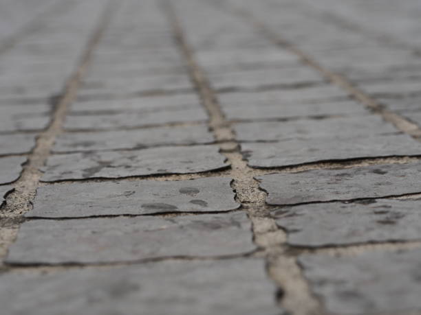 istock Stone pavement street walk floor 1144844806