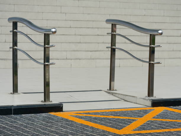 istock Wheelchair way access in building 1144844891