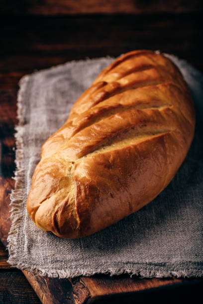 istock A loaf of bread on a table 1144846316