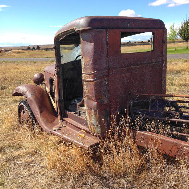 istock Abandoned antique truck 1144849210