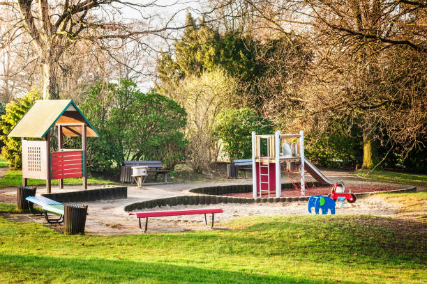 istock Playground in city park 1144852144