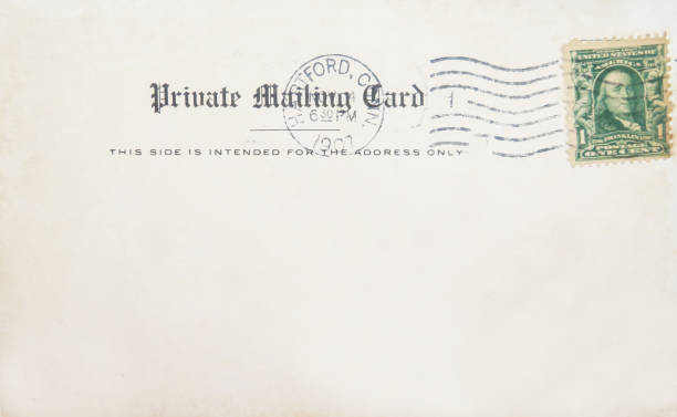 Antique Postcard Back Hartford Connecticut 1907 Postmark